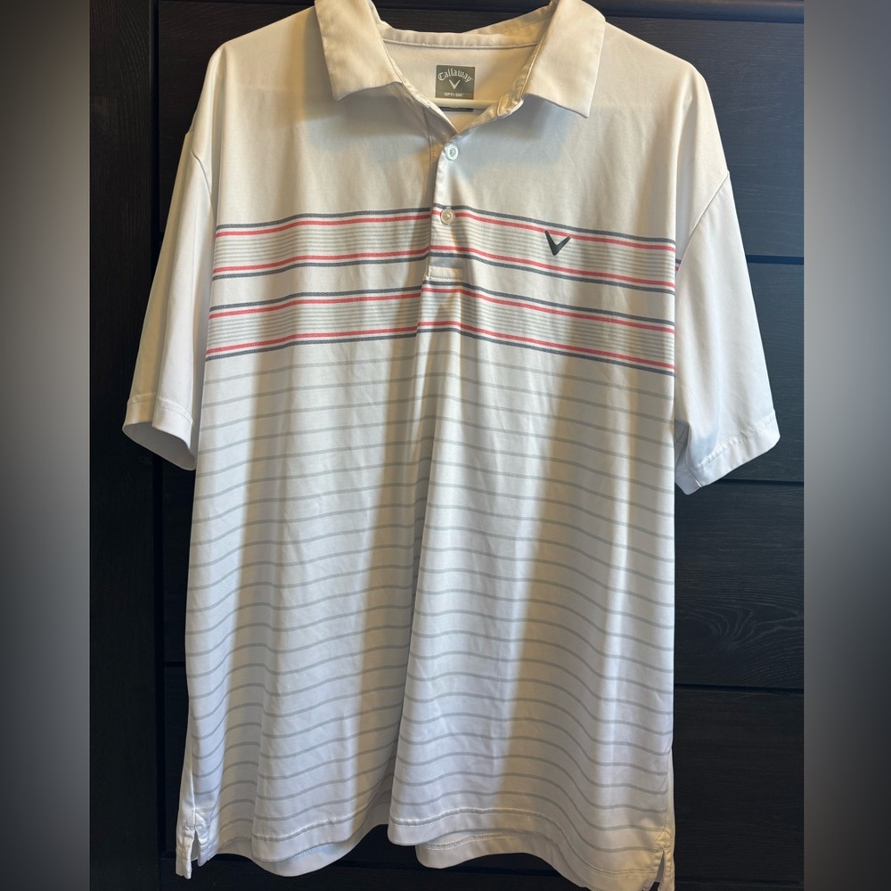 Callaway Men’s Striped Polo Shirt